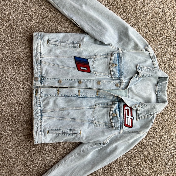 Zara Light Blue Denim Jacket - Picture 1 of 6